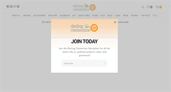 Desktop Screenshot of darlingclementineshop.com